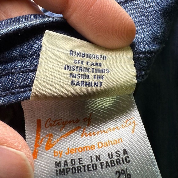 Citizens of Humanity Women Low Rise Skinny Jeans Size 31 - Picture 8 of 15